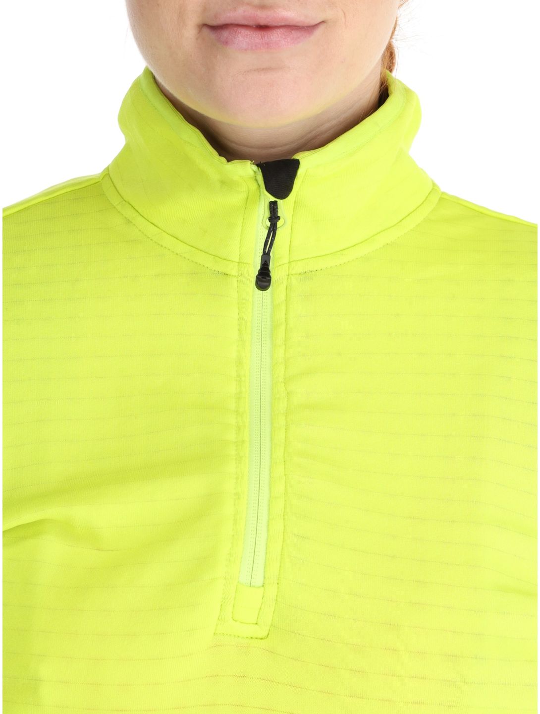 Picture, Bake W 1/4 Grid pull de ski femmes Acid Lime vert 