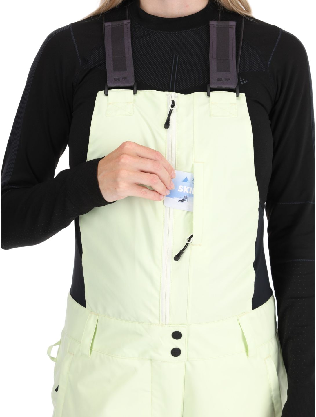 Picture, Brita pantalon de ski BIB femmes Lime Cream vert 