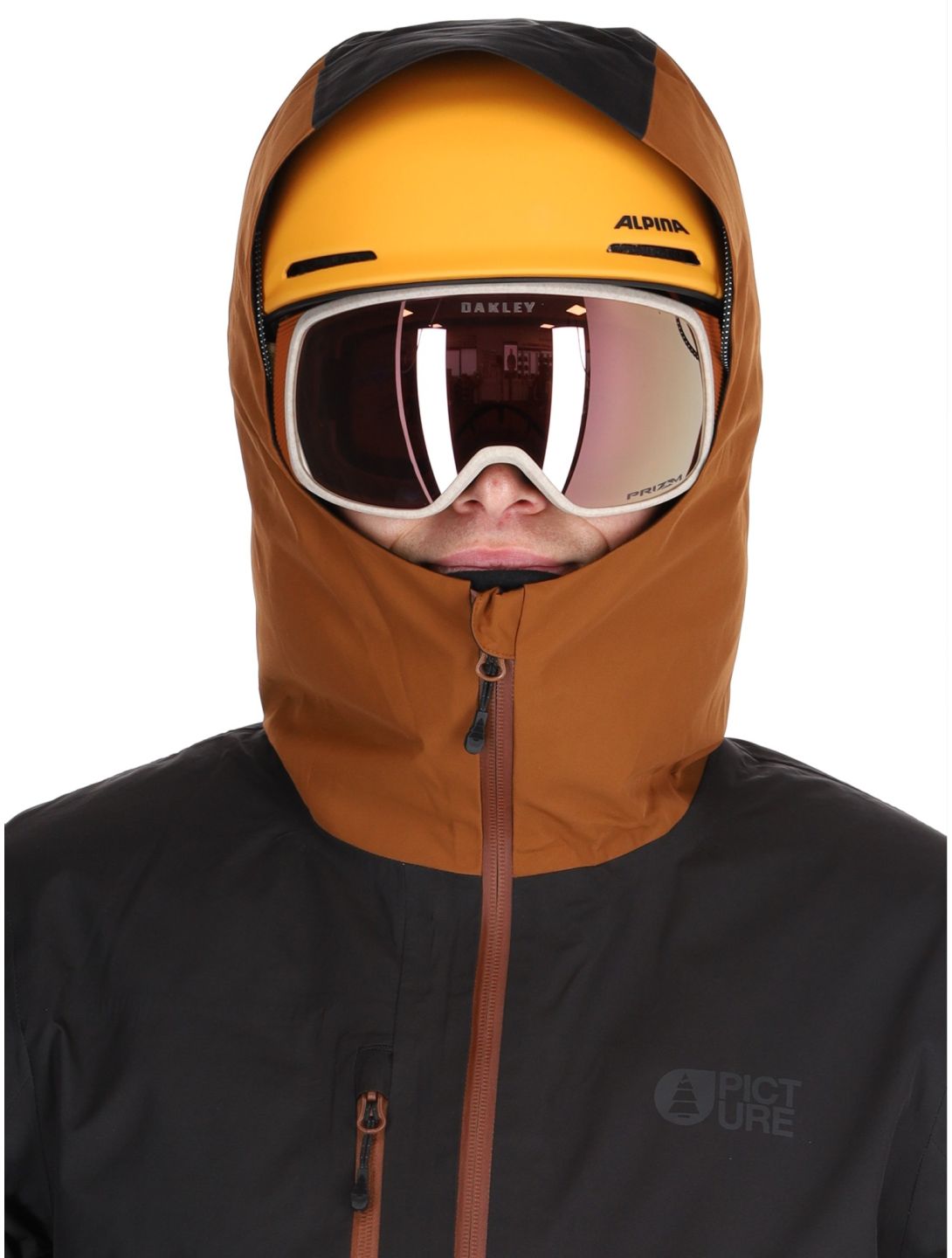 Picture, Broader 3L veste de ski à coque dure hommes Black Chocolate brun, noir 