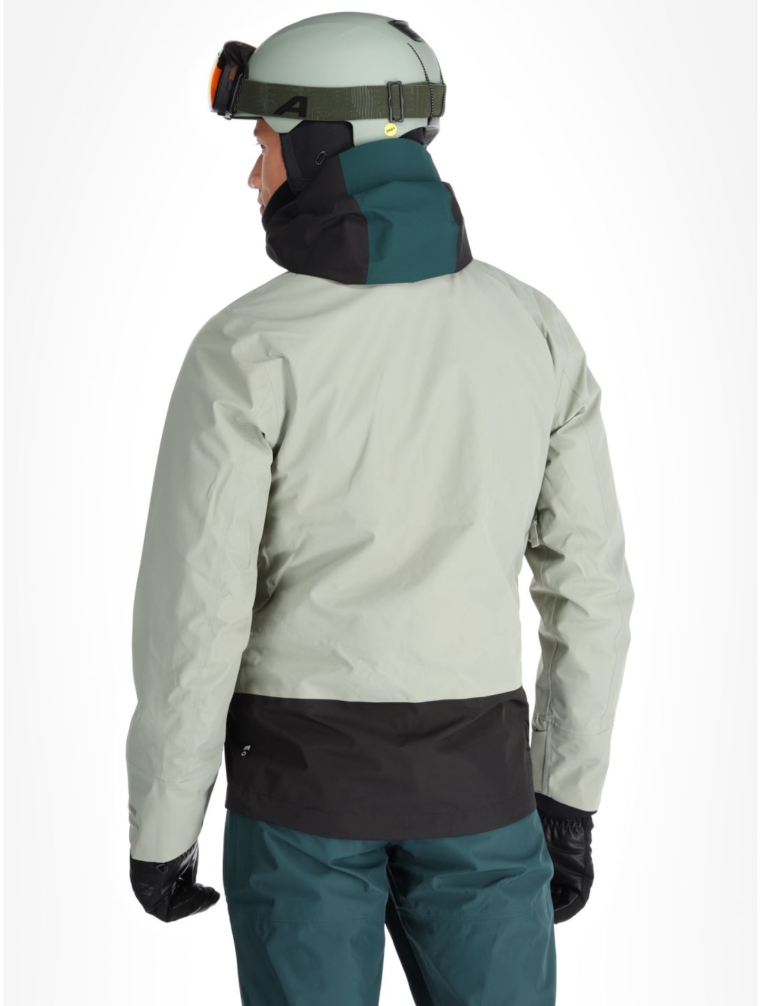 Picture, Broader 3L veste de ski à coque dure hommes Shadow Ponderosa Pine Black noir, vert 