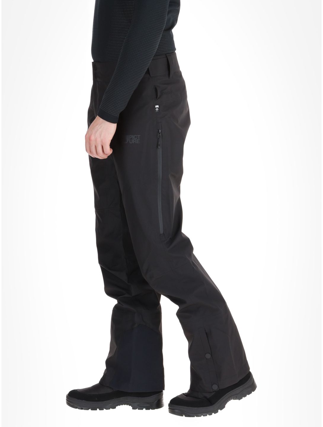 Picture, Eron 3L pantalon de ski à coque dure hommes Black noir 