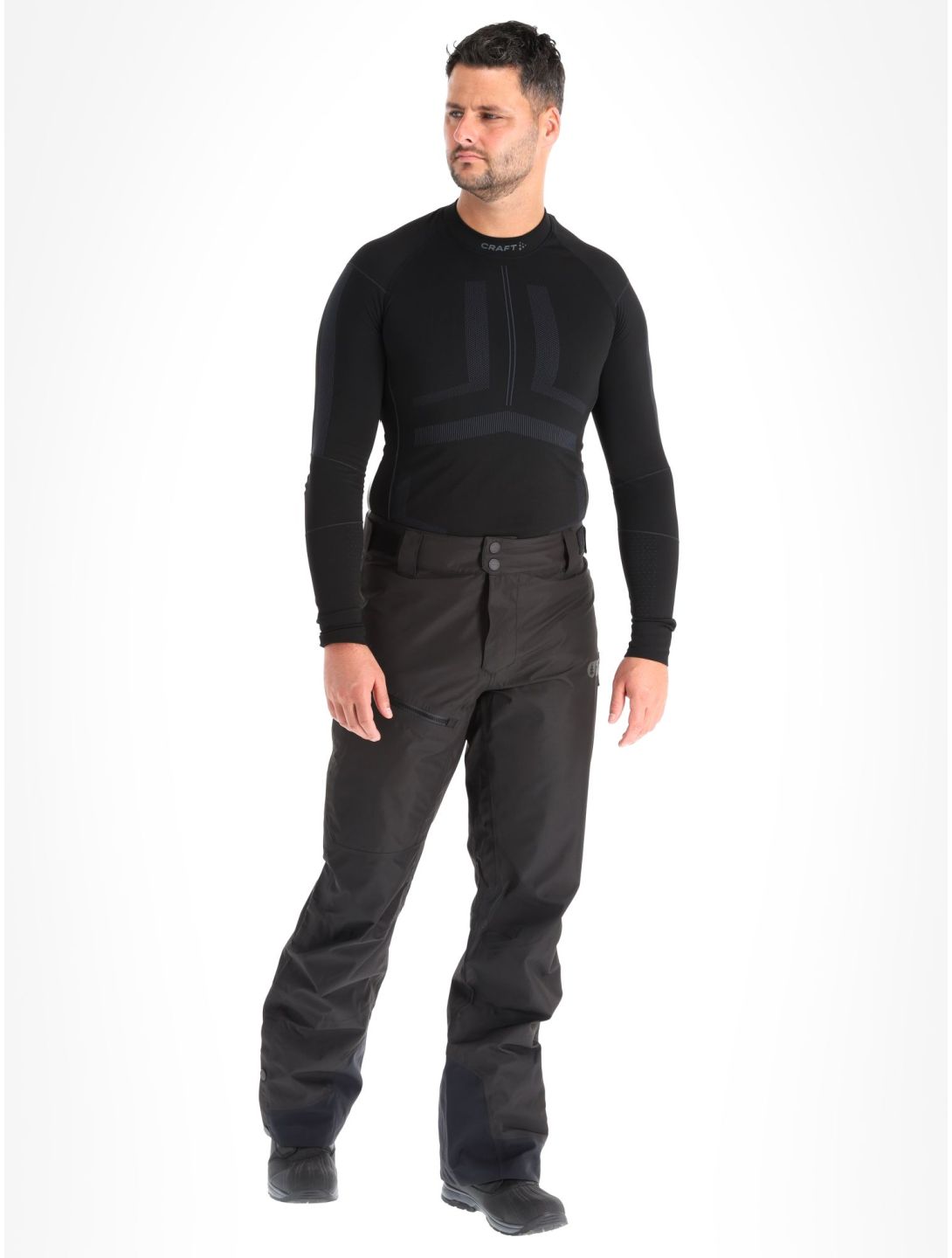 Picture, Eron 3L pantalon de ski à coque dure hommes Black noir 