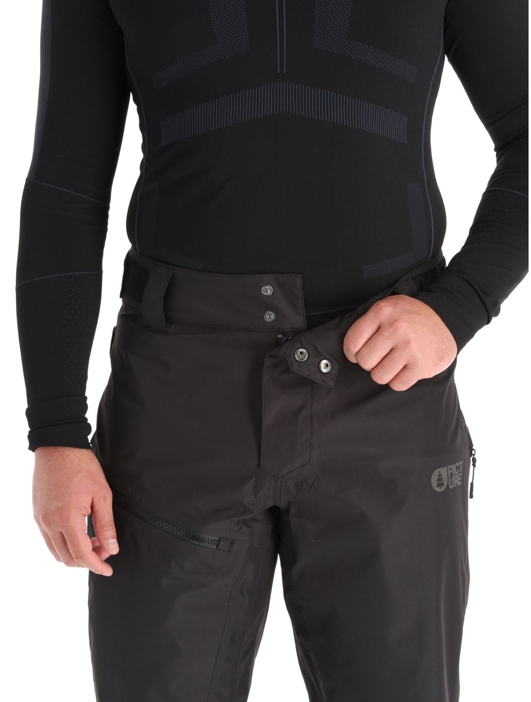 Picture, Eron 3L pantalon de ski à coque dure hommes Black noir 