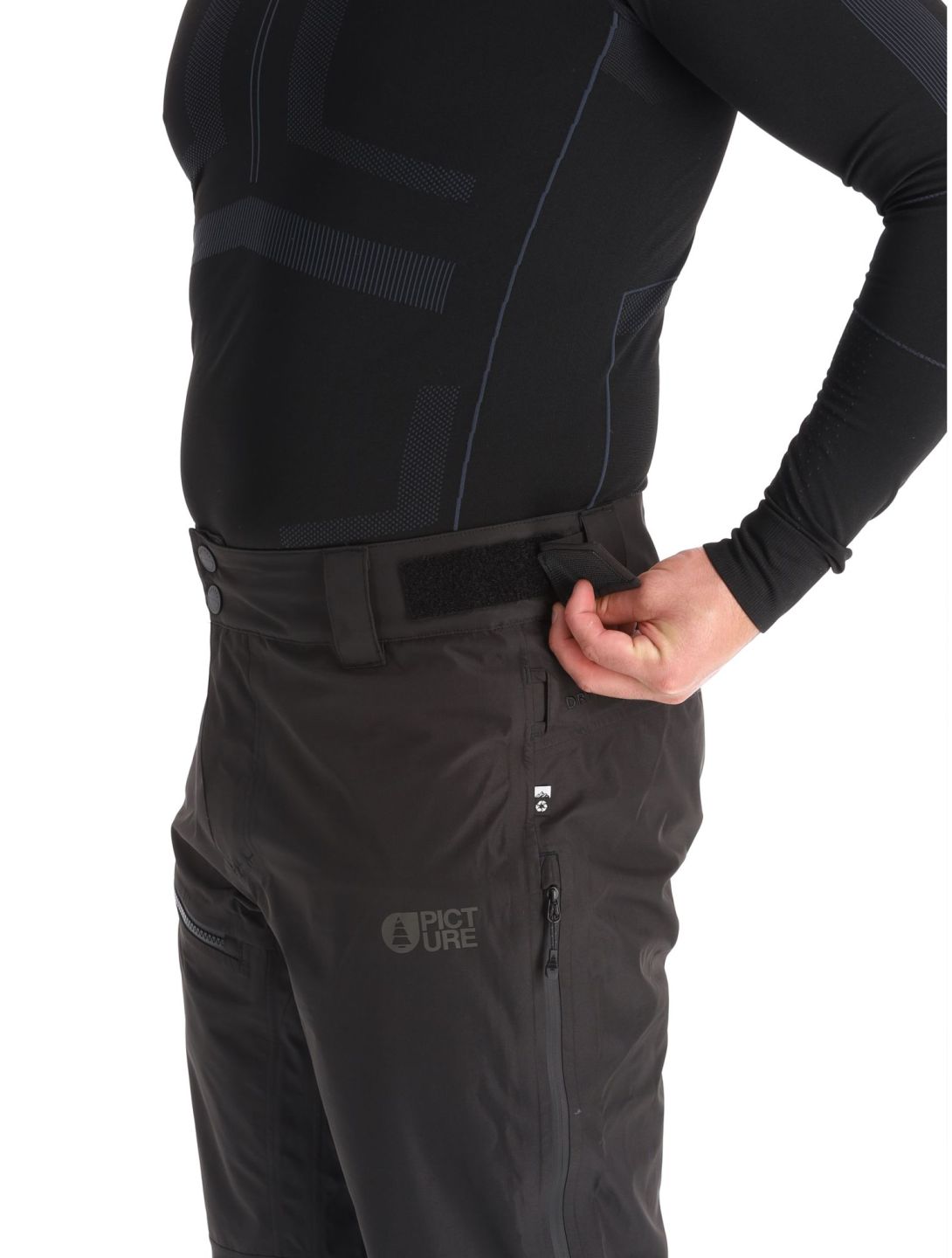 Picture, Eron 3L pantalon de ski à coque dure hommes Black noir 