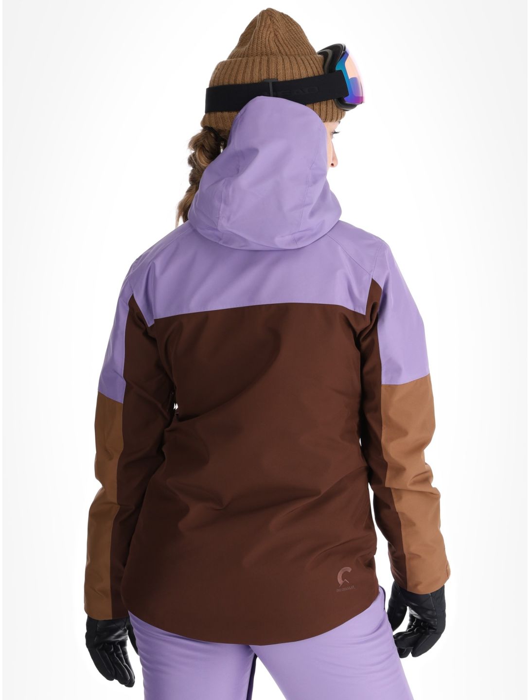 Picture, Exa veste de ski femmes Paisley Purple Cocoa Brown Chicory Coffee brun, violet 