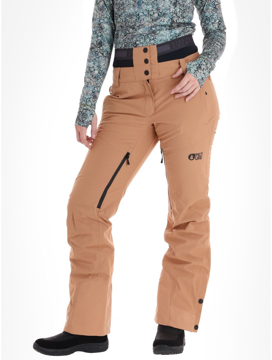 Picture, Exa pantalon de ski femmes Latte beige 