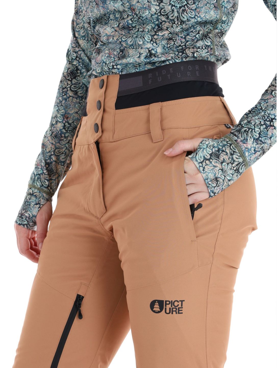 Picture, Exa pantalon de ski femmes Latte beige 