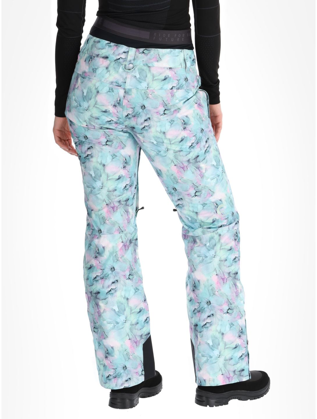 Picture, Exa Printed pantalon de ski femmes Blurry Water Print multicolore 