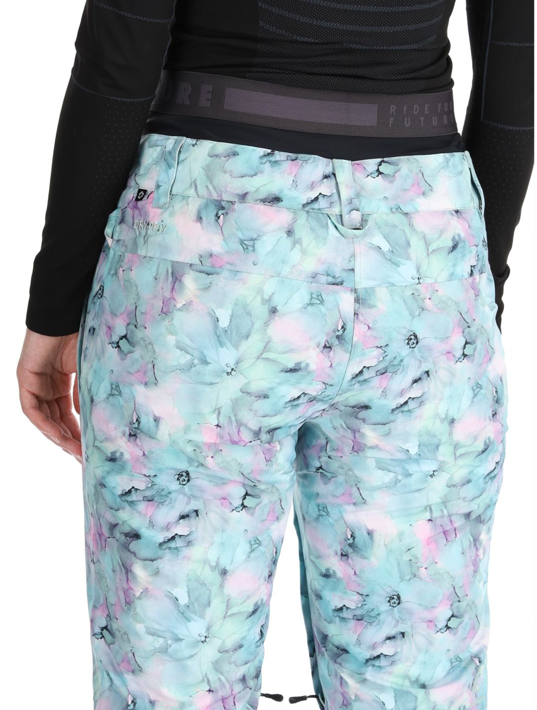 Picture, Exa Printed pantalon de ski femmes Blurry Water Print multicolore 