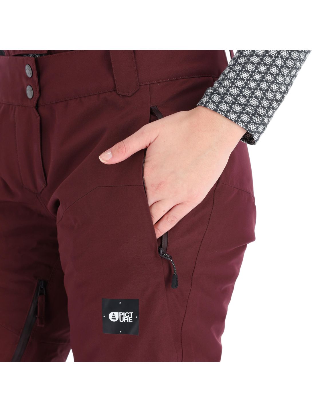 Picture, Exa Pt pantalon de ski femmes burgundy violet 