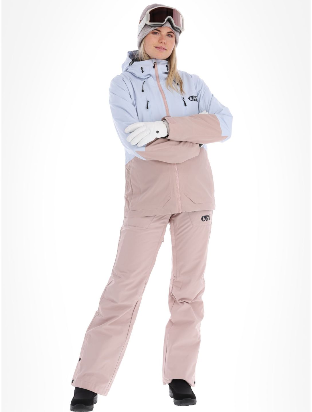 Picture, Fresya veste de ski femmes Shadow Gray gris, rose 