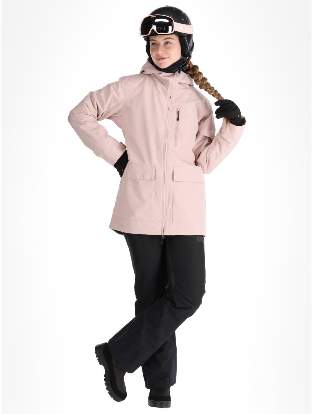 Picture, Glawi veste de ski femmes Shadow Gray rose 