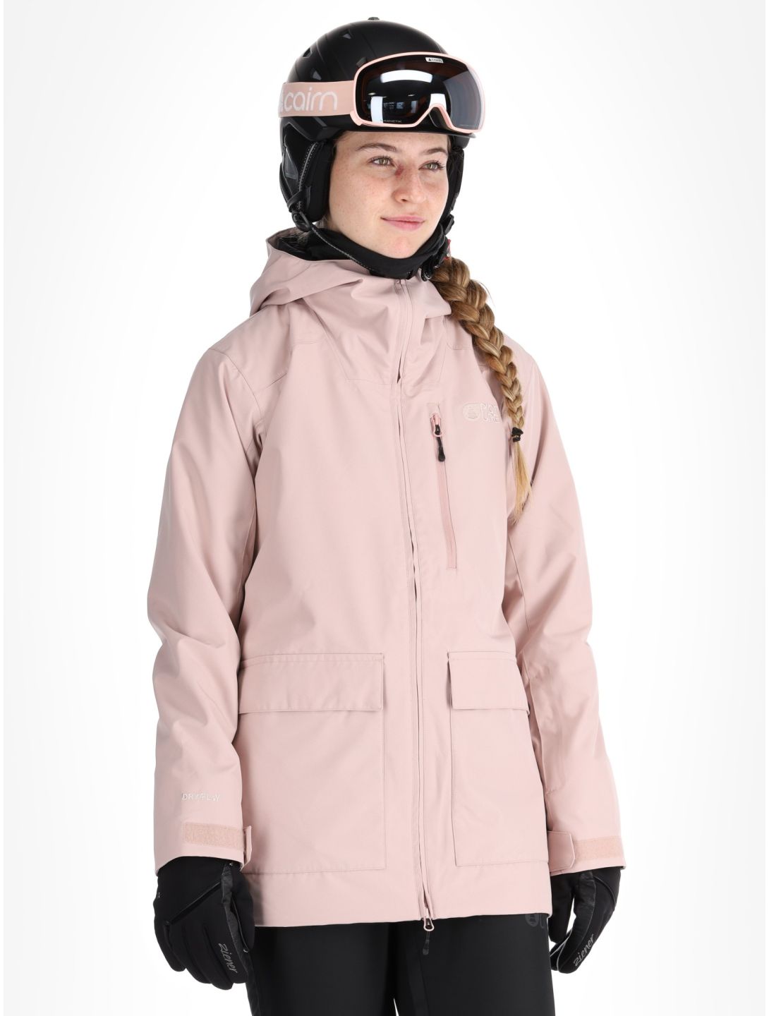 Picture, Glawi veste de ski femmes Shadow Gray rose 