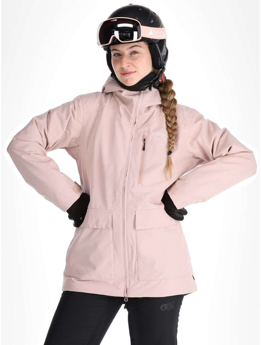 Picture, Glawi veste de ski femmes Shadow Gray rose 