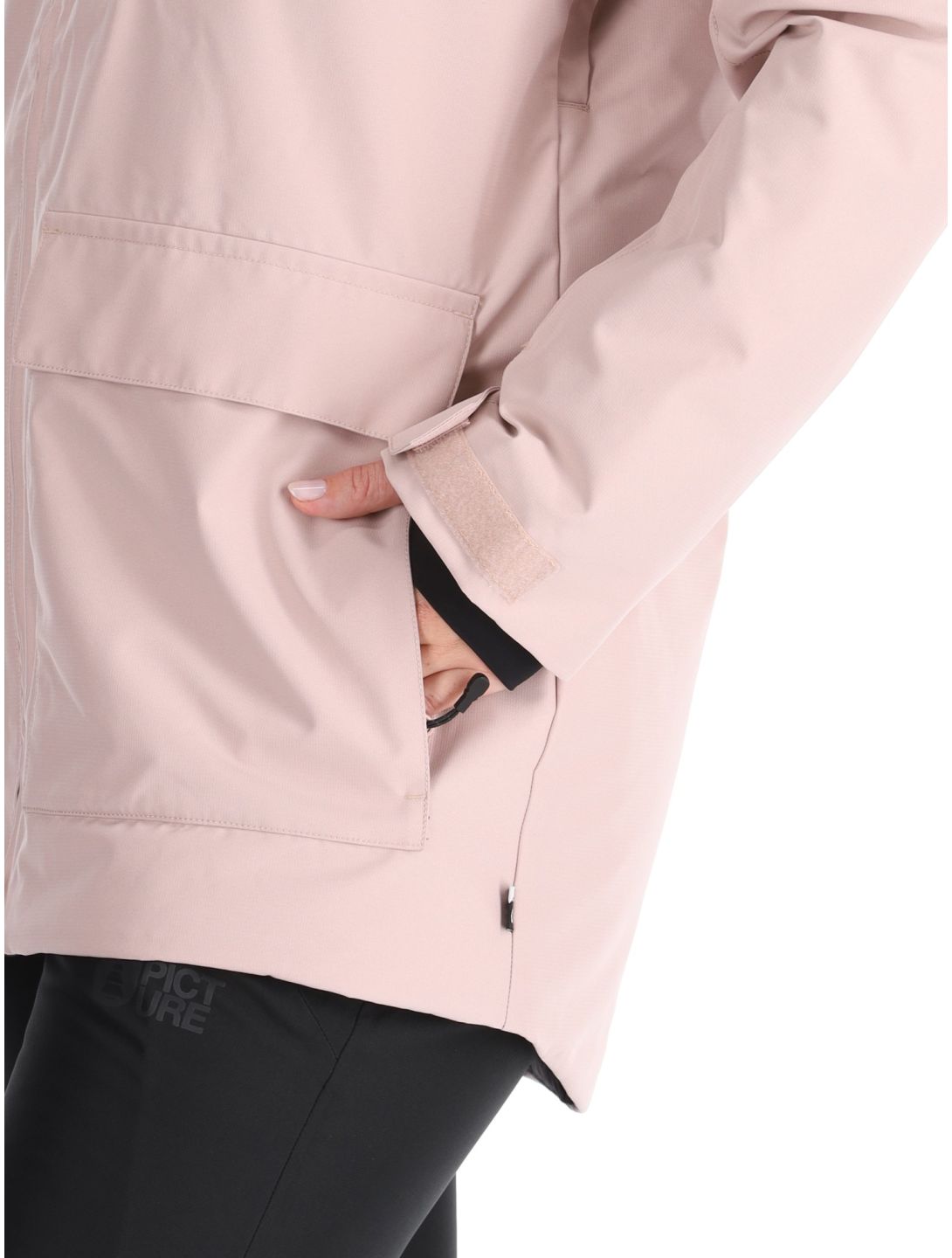 Picture, Glawi veste de ski femmes Shadow Gray rose 