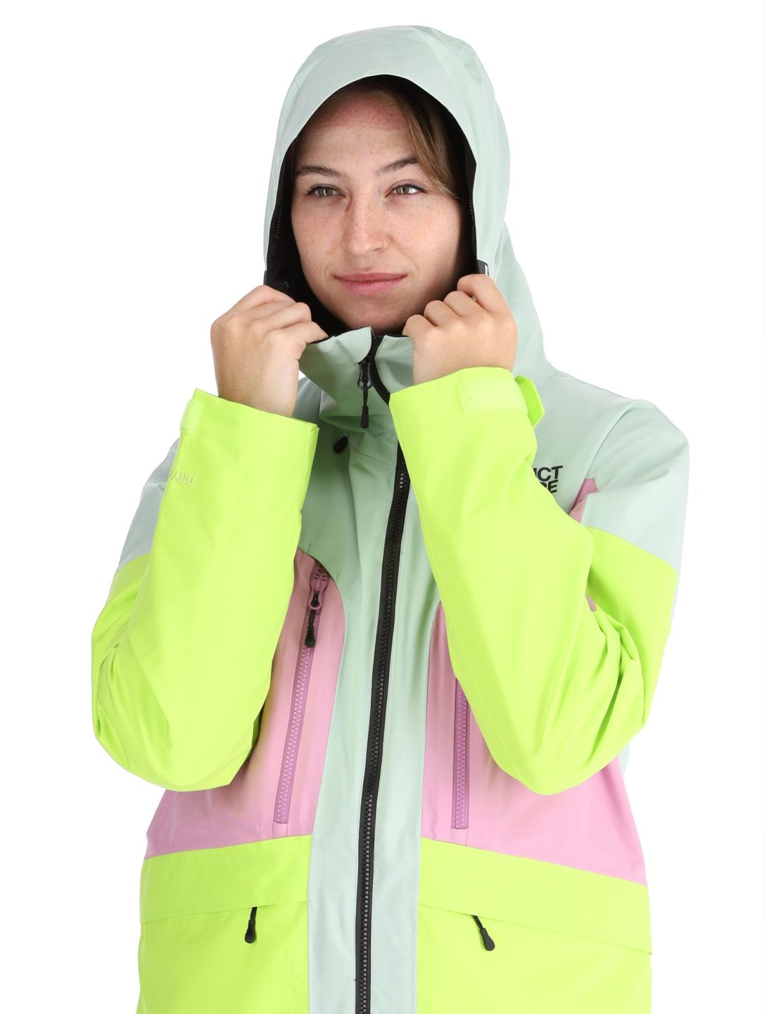 Picture, Haakon veste de ski femmes Silt Green Orchid Acid rose, vert 