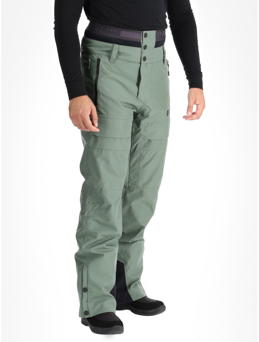 Picture, Impact pantalon de ski hommes Laurel Wreath vert 