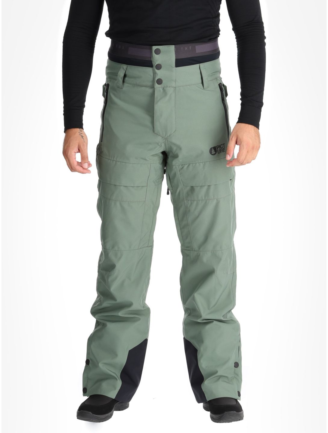 Picture, Impact pantalon de ski hommes Laurel Wreath vert 