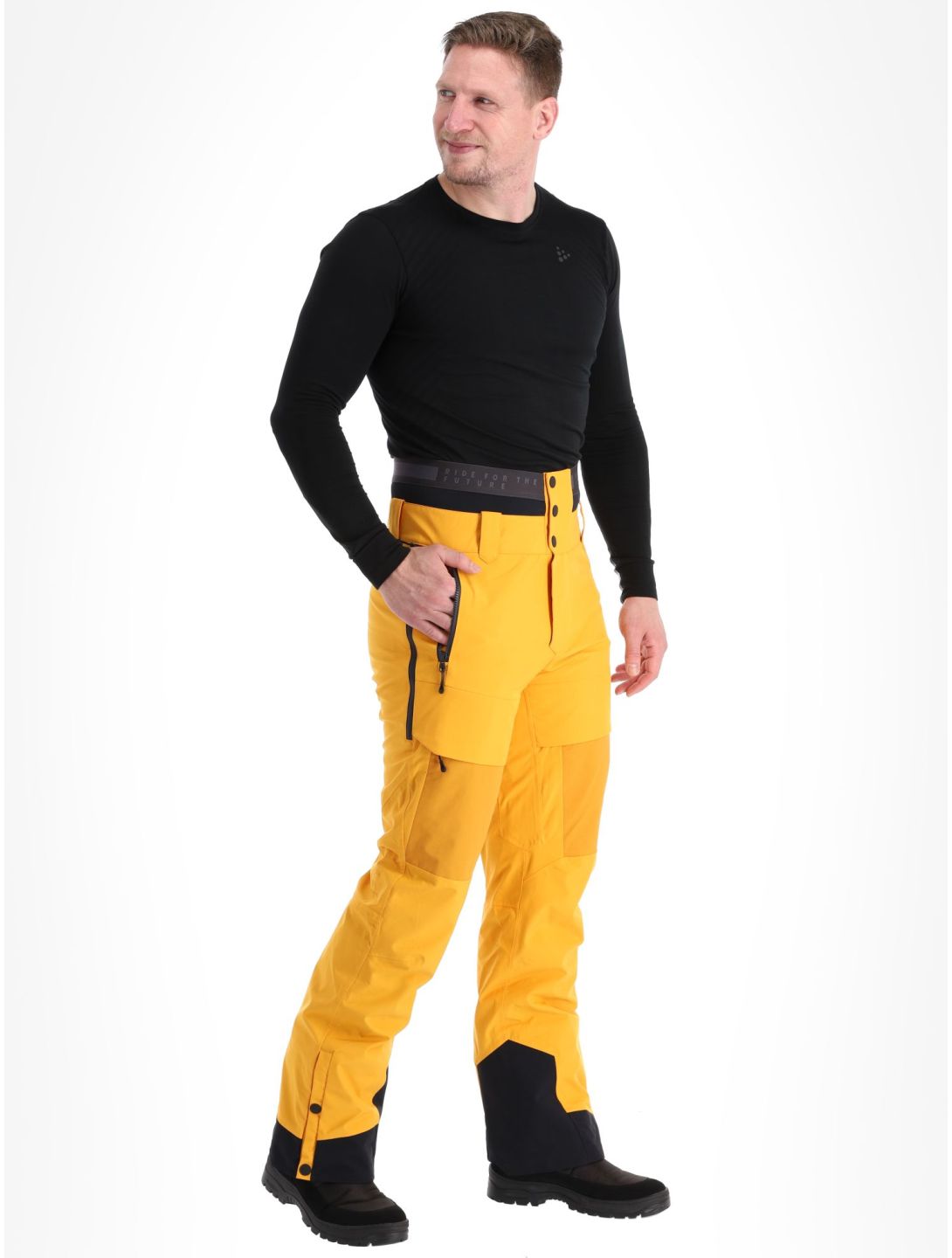 Picture, Impact pantalon de ski hommes Autumn Blaze jaune 