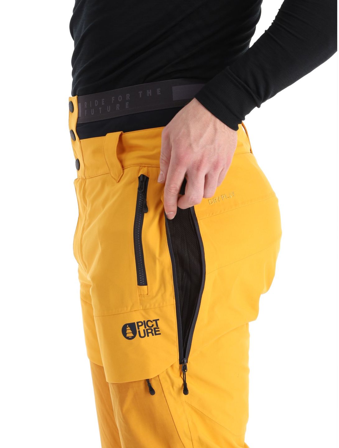 Picture, Impact pantalon de ski hommes Autumn Blaze jaune 