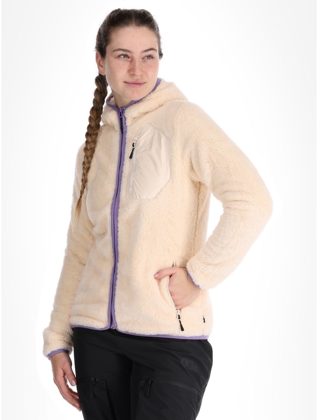 Picture, Izimo Fz Fleece gilet femmes Vanilla beige 