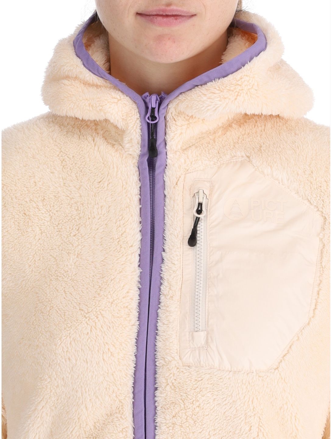 Picture, Izimo Fz Fleece gilet femmes Vanilla beige 