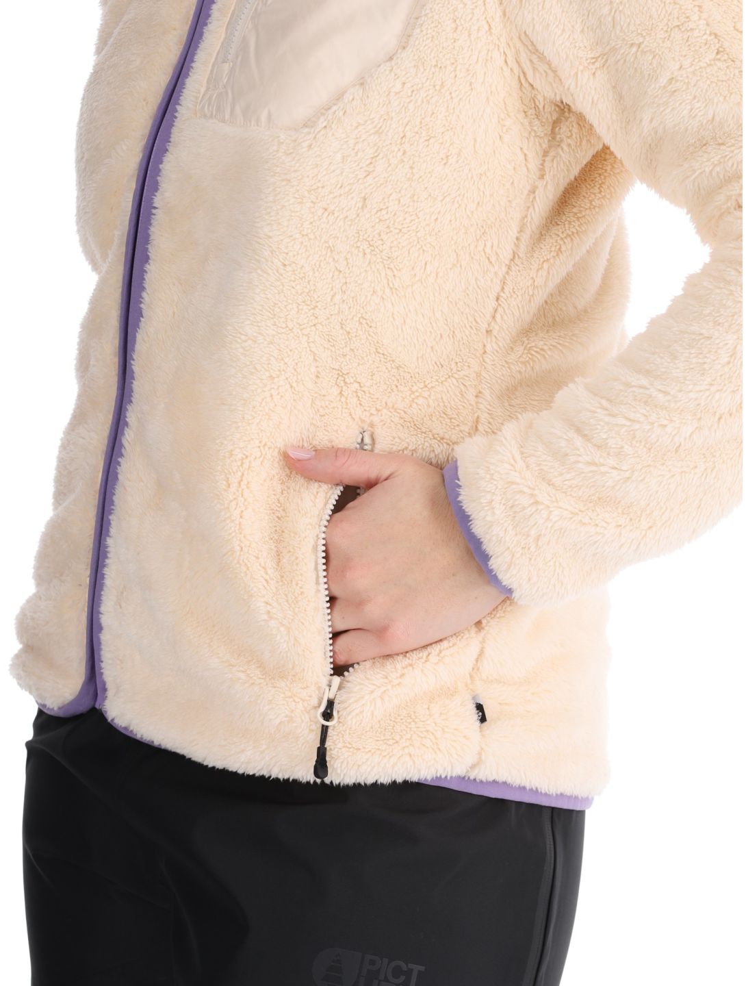 Picture, Izimo Fz Fleece gilet femmes Vanilla beige 