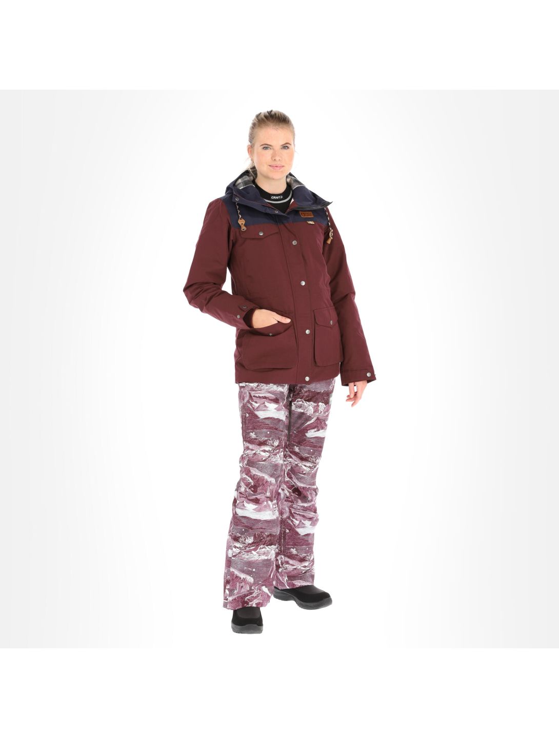 Picture, Kate Jkt veste de ski femmes burgundy violet 