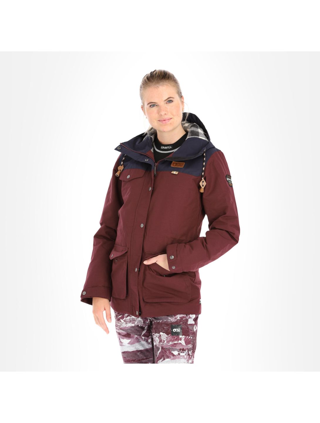 Picture, Kate Jkt veste de ski femmes burgundy violet 