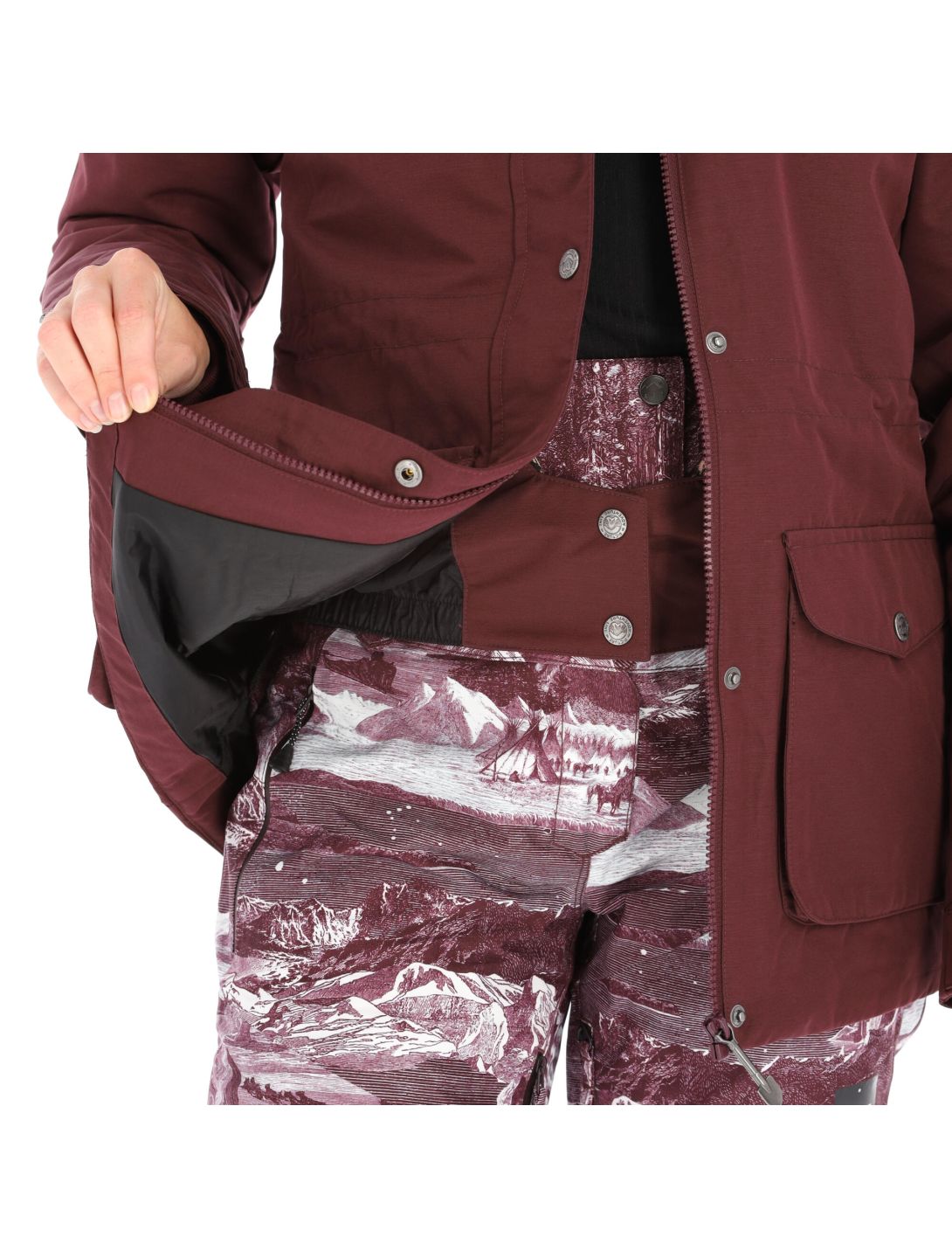 Picture, Kate Jkt veste de ski femmes burgundy violet 