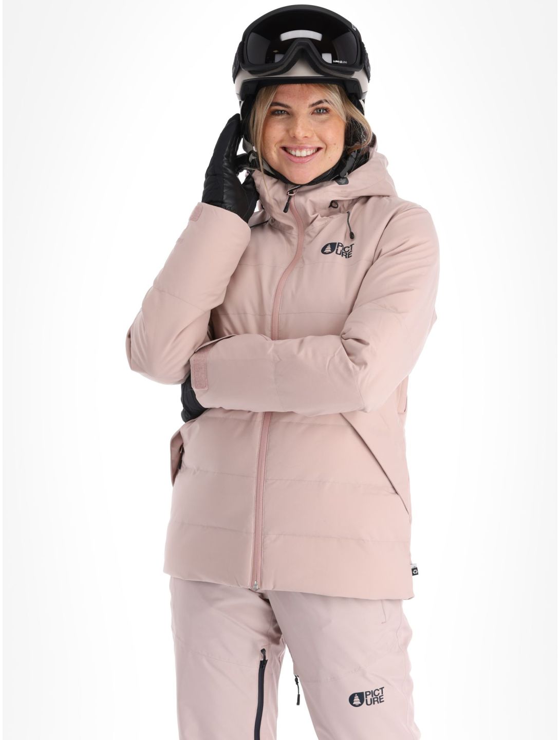 Picture, Lement veste de ski femmes Shadow Gray rose 