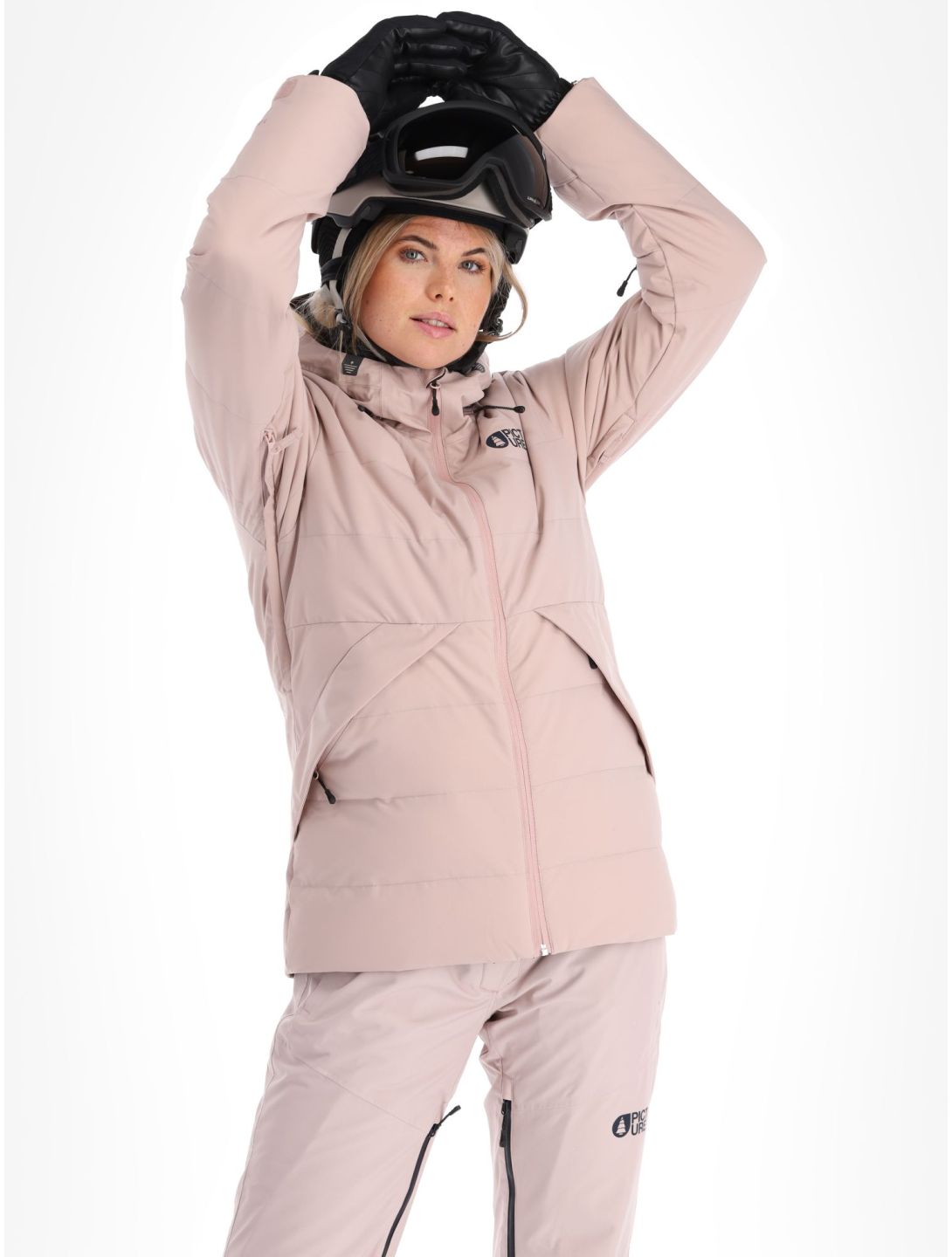 Picture, Lement veste de ski femmes Shadow Gray rose 