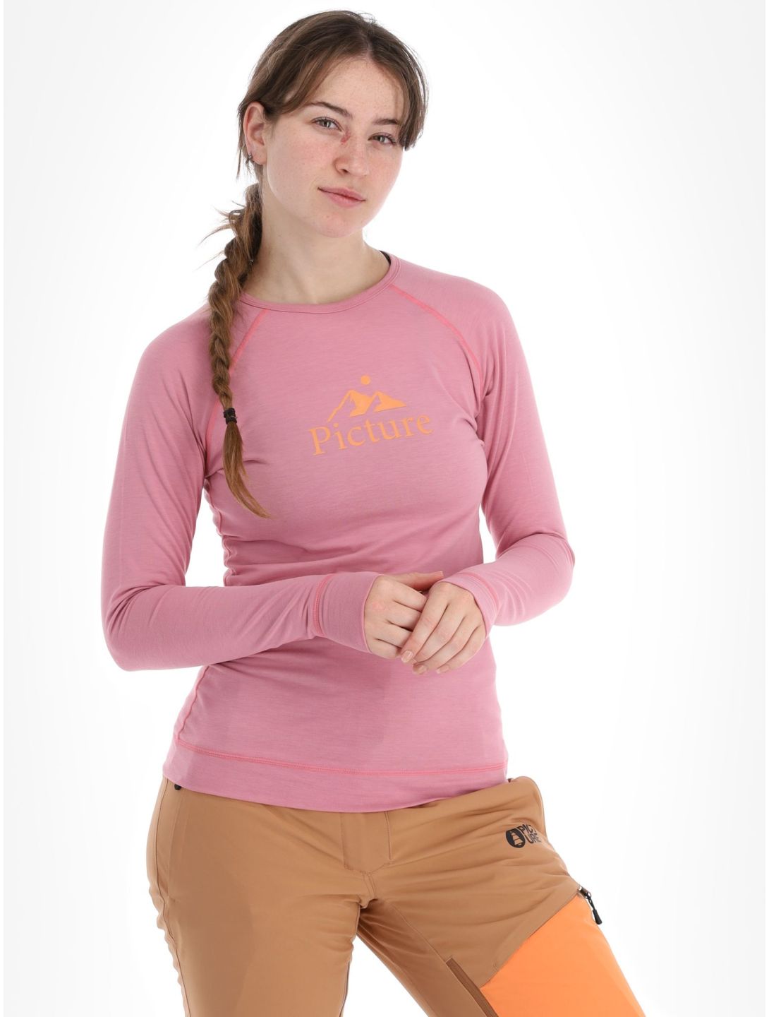 Picture, Milita Top chemise thermo femmes Cashmere Rose rose 