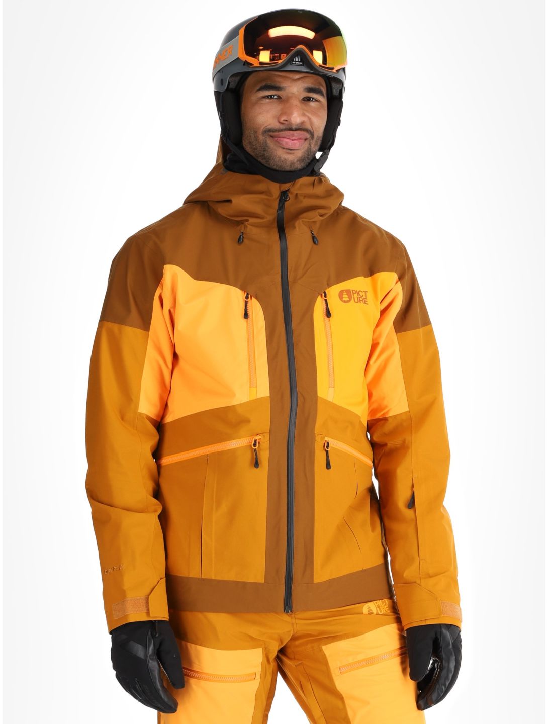 Picture, Naikoon veste de ski hommes Chocolat brun 