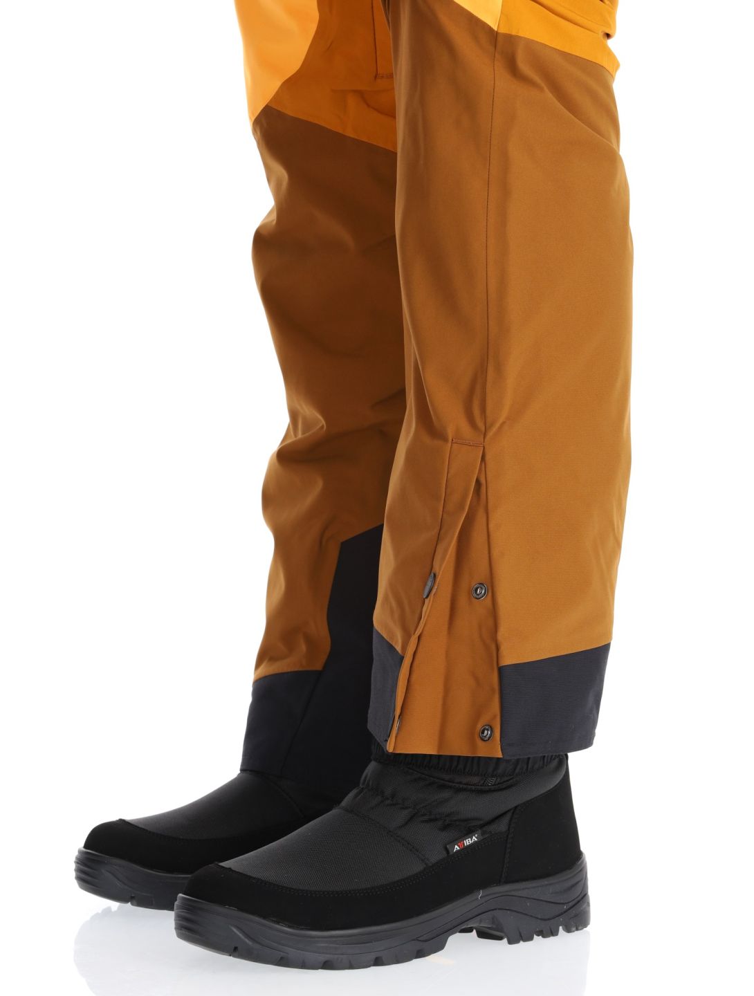 Picture, Naikoon pantalon de ski hommes Honey Carrot Chocolat brun, orange 