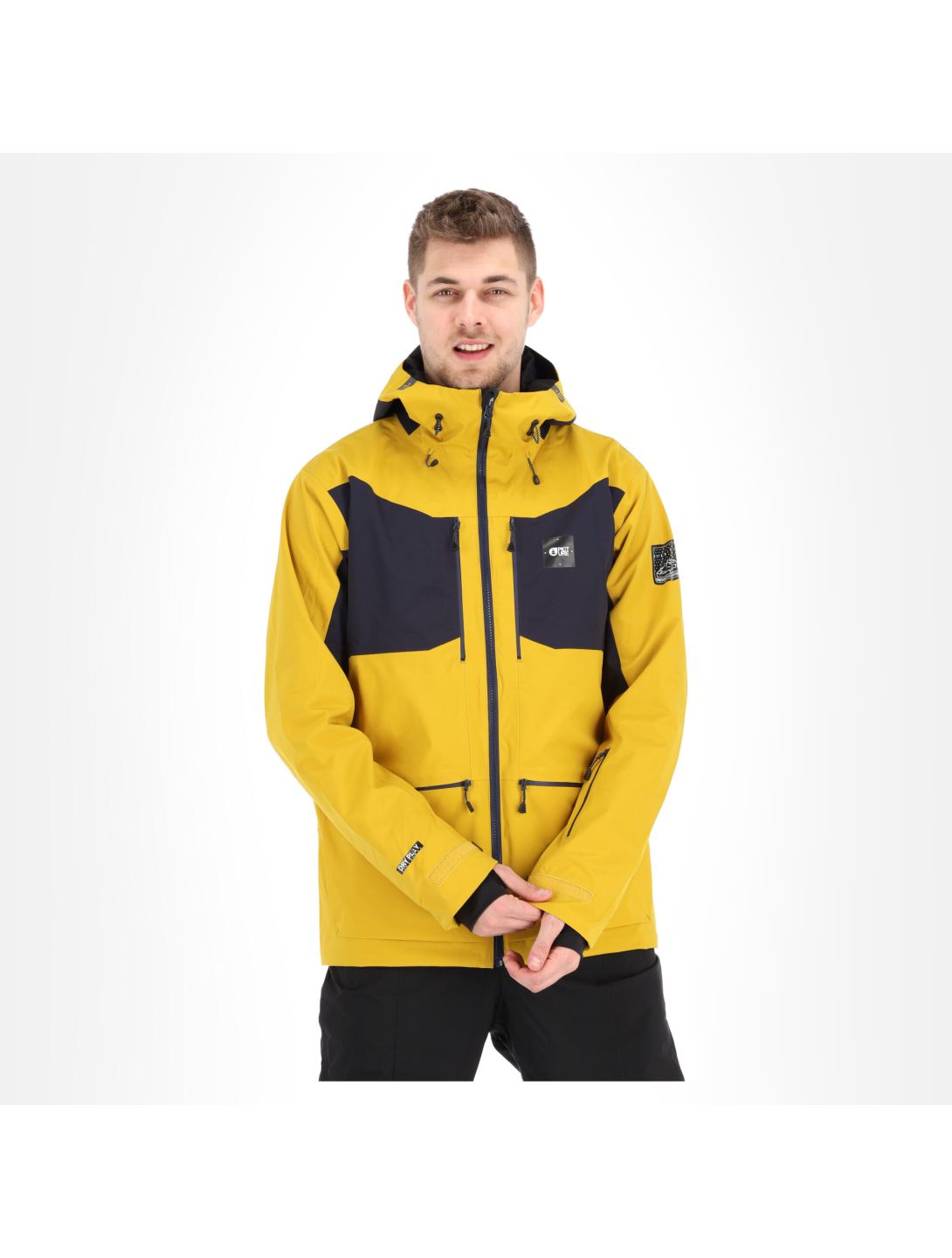 Picture, Naikoon Jkt veste de ski hommes safran gris 