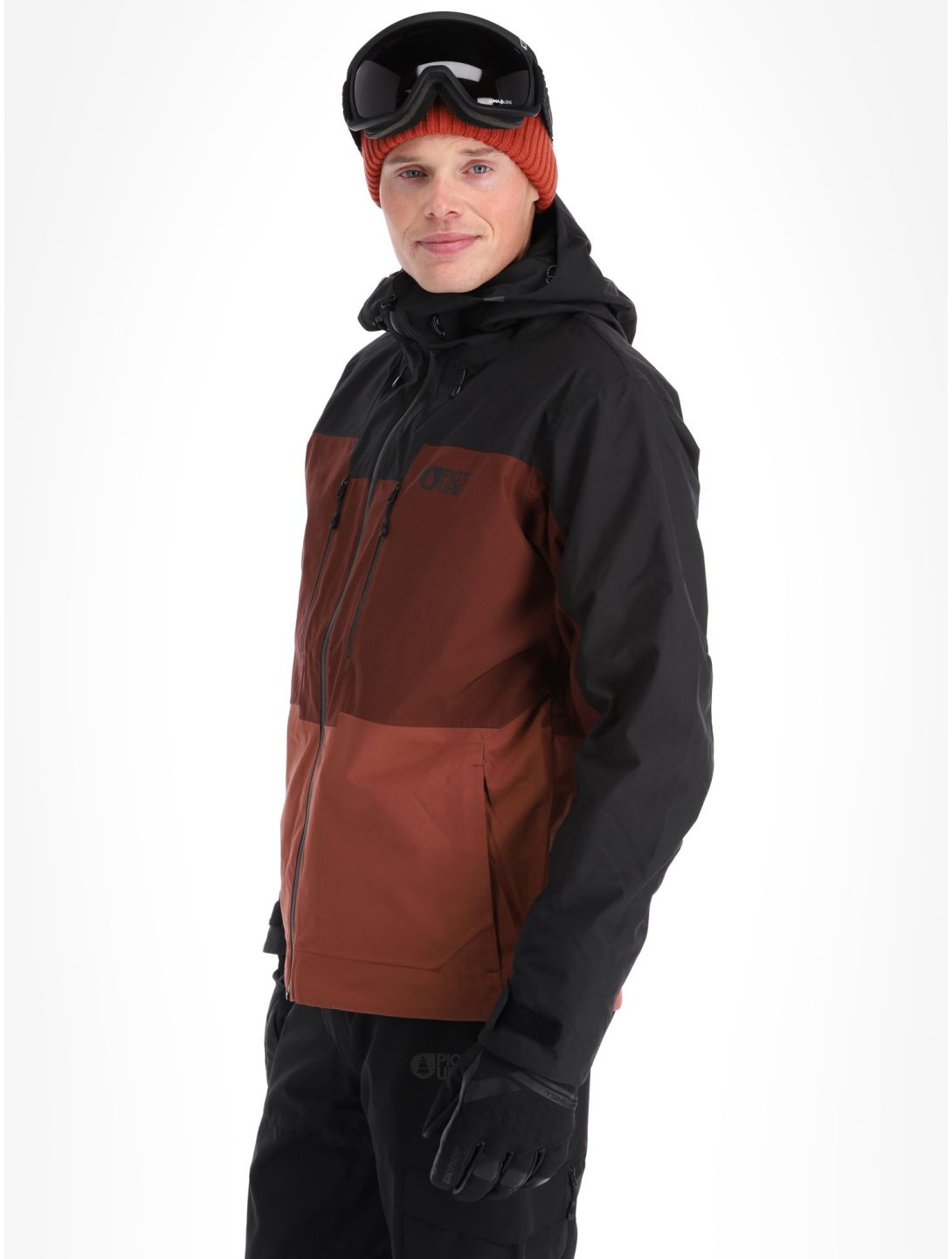 Picture, Object veste de ski hommes Andorra-Black bordeaux, noir 