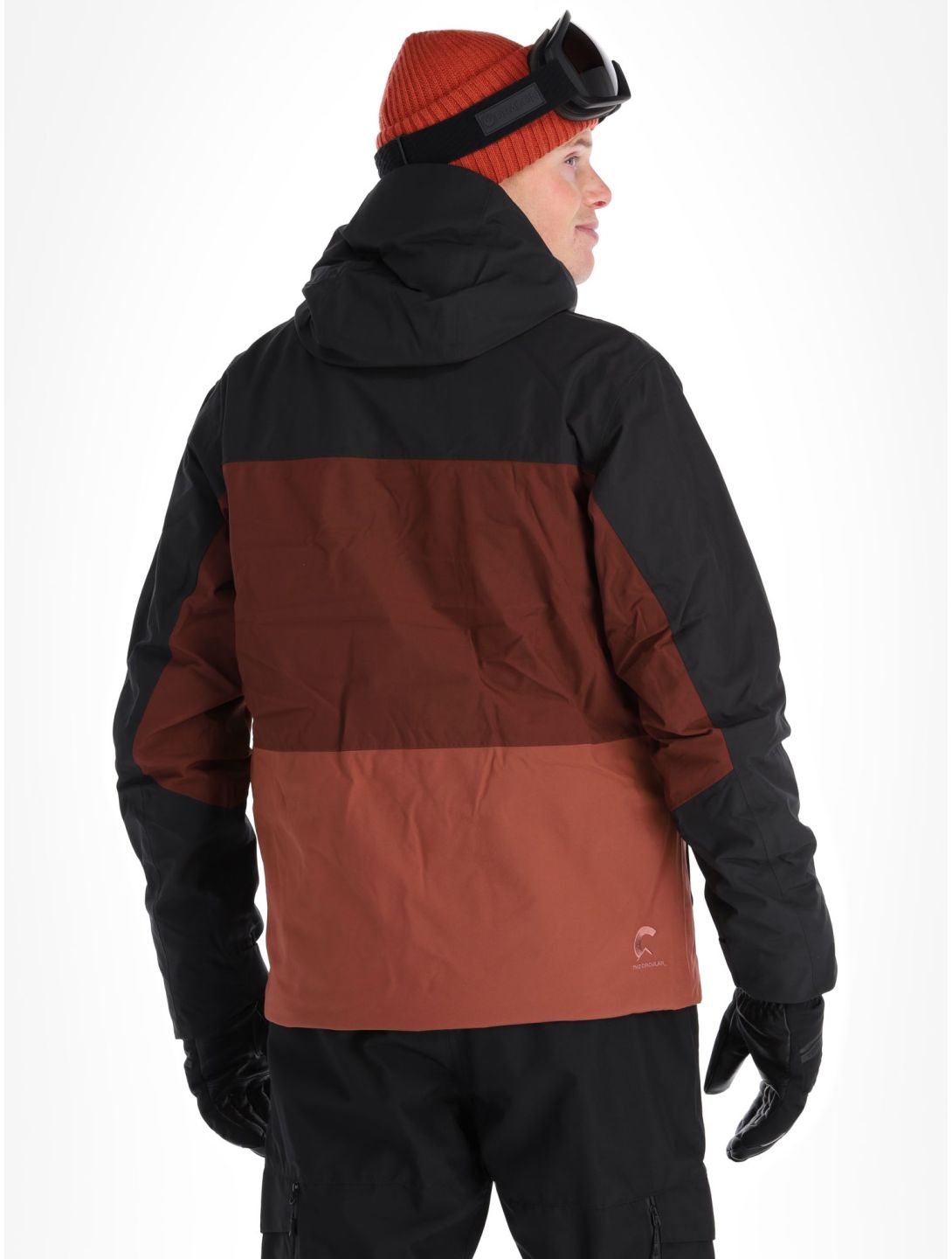 Picture, Object veste de ski hommes Andorra-Black bordeaux, noir 