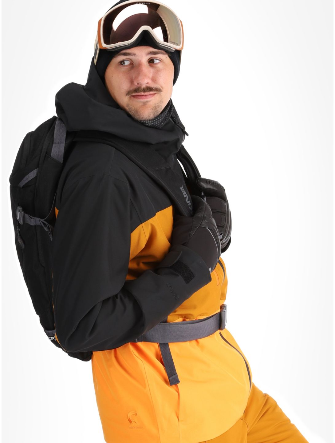 Picture, Object veste de ski hommes Black Honey Carrot noir, orange 