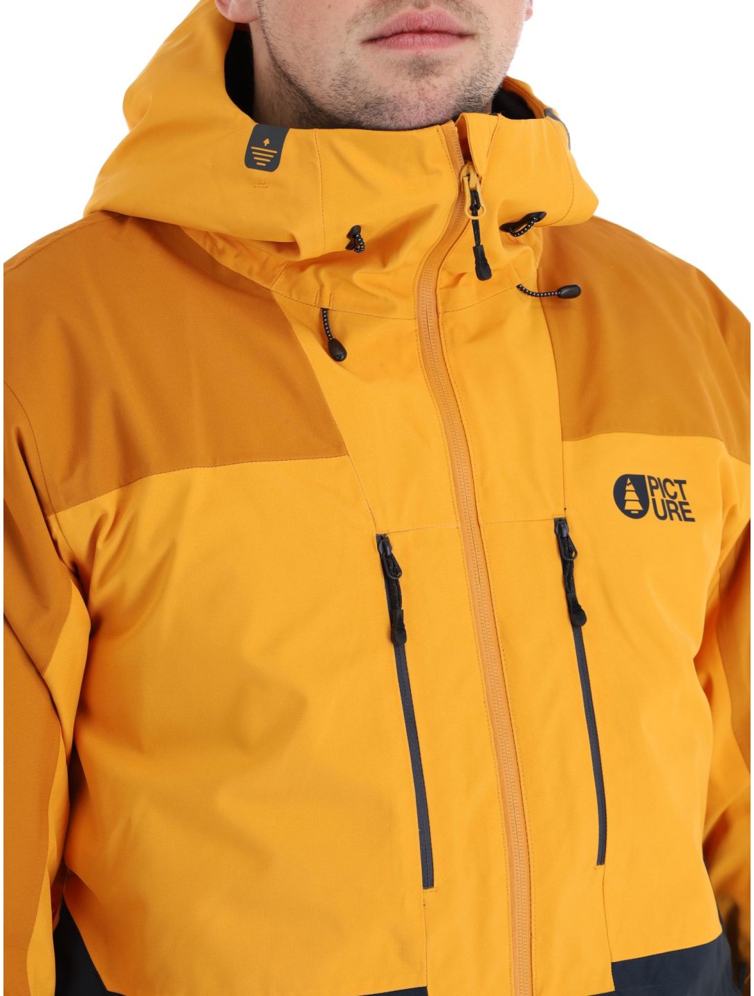 Picture, Object veste de ski hommes Dark Blue bleu, orange 