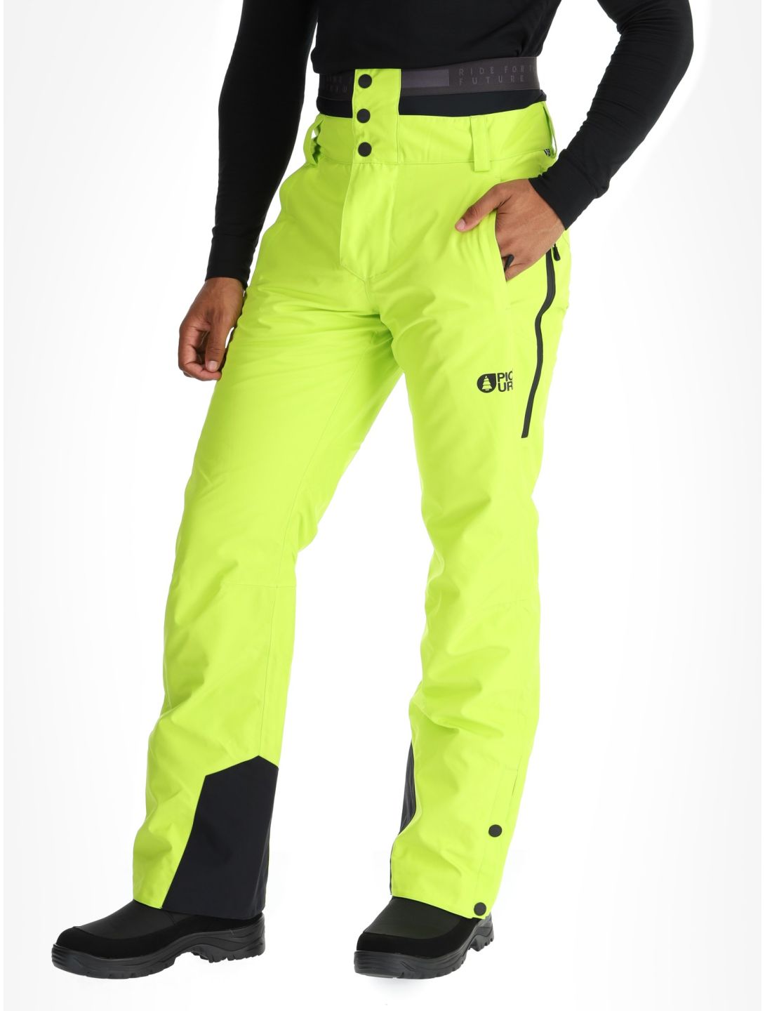 Picture, Object pantalon de ski hommes Acid Lime jaune 