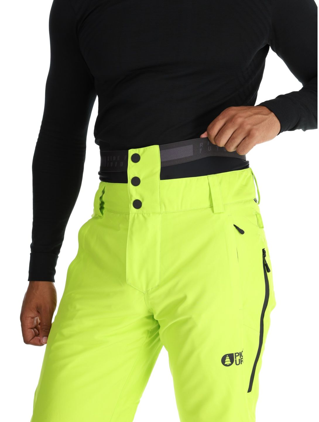 Picture, Object pantalon de ski hommes Acid Lime jaune 