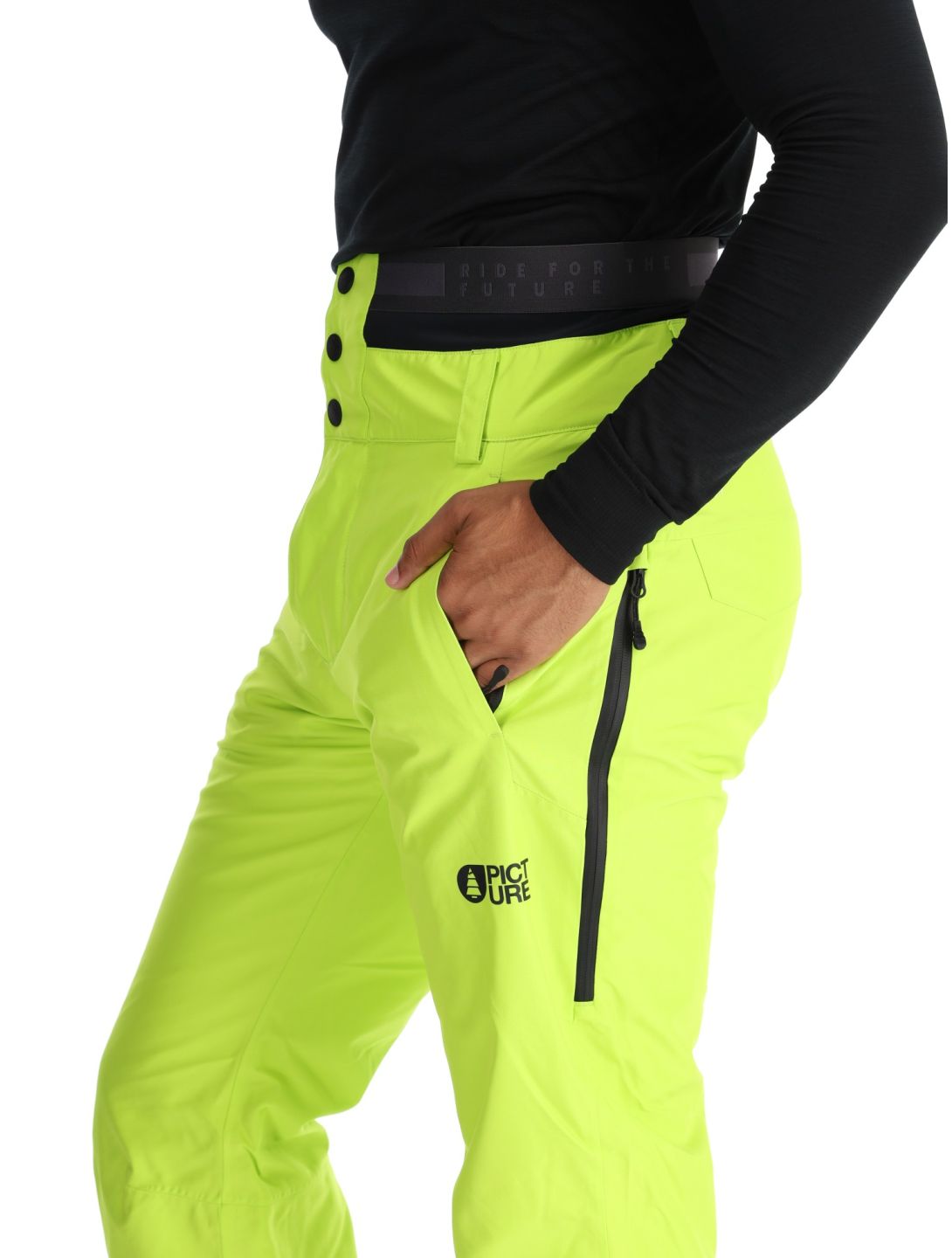 Picture, Object pantalon de ski hommes Acid Lime jaune 