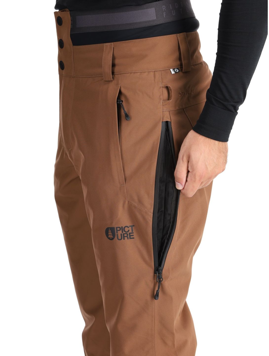 Picture, Object pantalon de ski hommes Cocoa Brown brun 