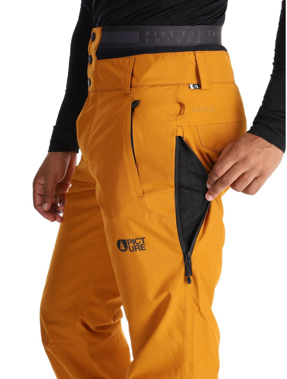 Picture, Object pantalon de ski hommes Honey brun 