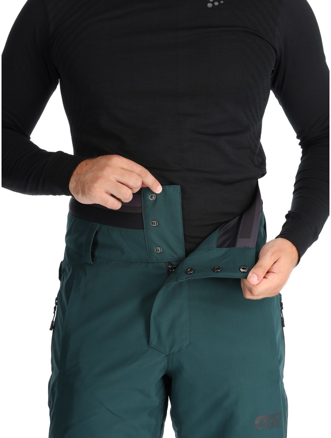 Picture, Object pantalon de ski hommes Ponderosa Pine vert 