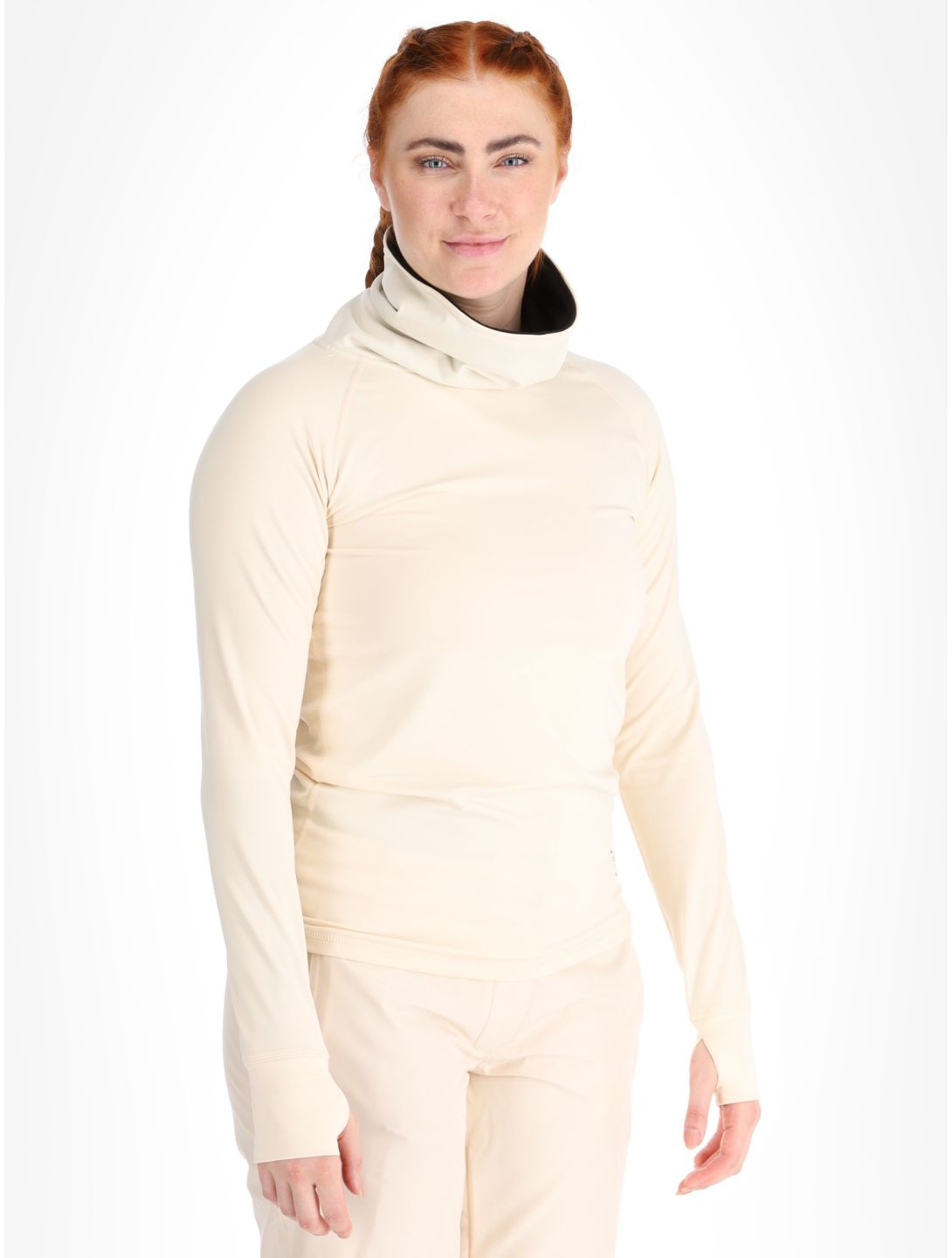 Picture, Pagaya High Fleece chemise thermo femmes Vanilla beige 