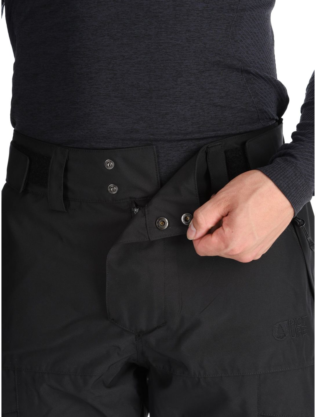 Picture, Plan pantalon de ski hommes Black noir 