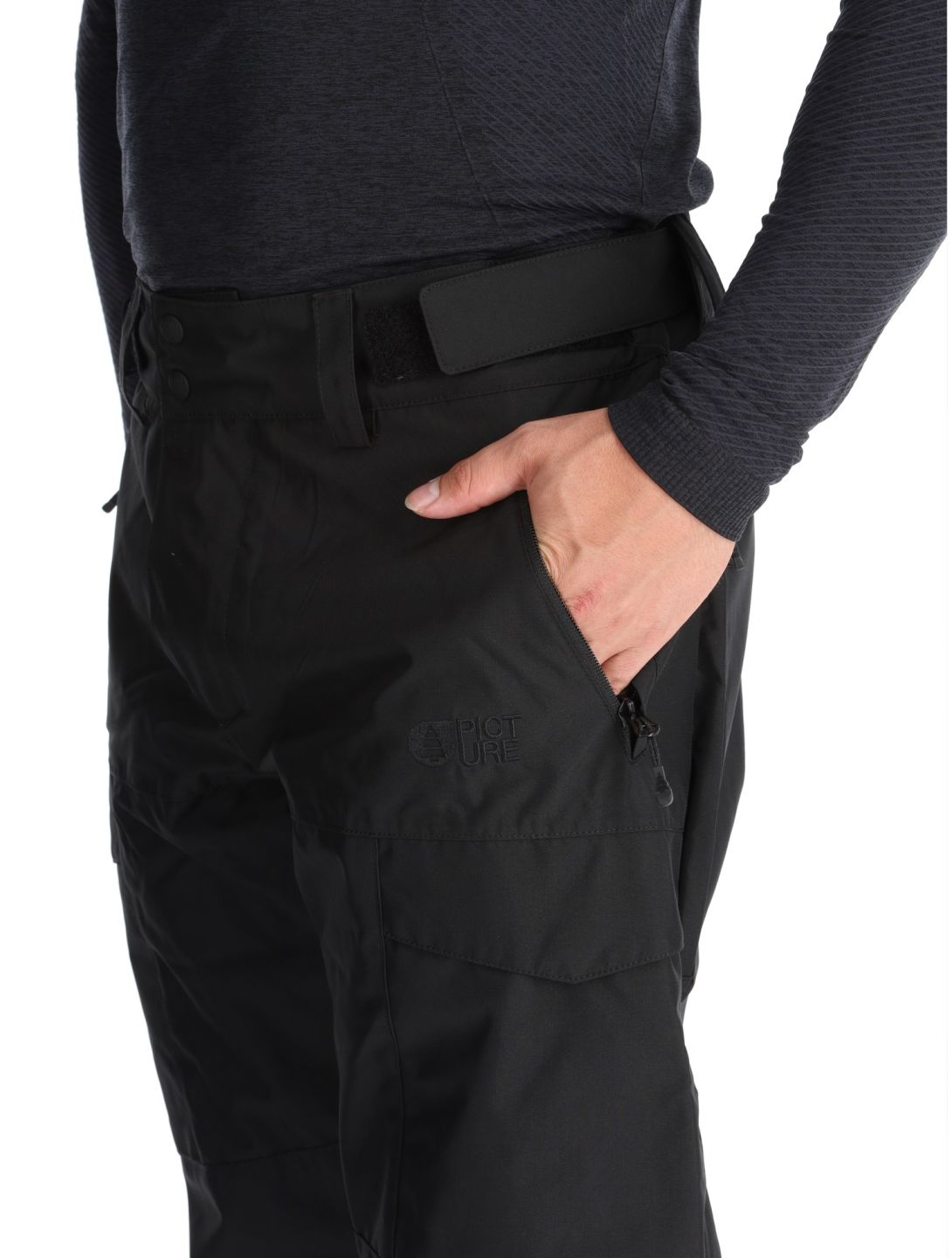 Picture, Plan pantalon de ski hommes Black noir 