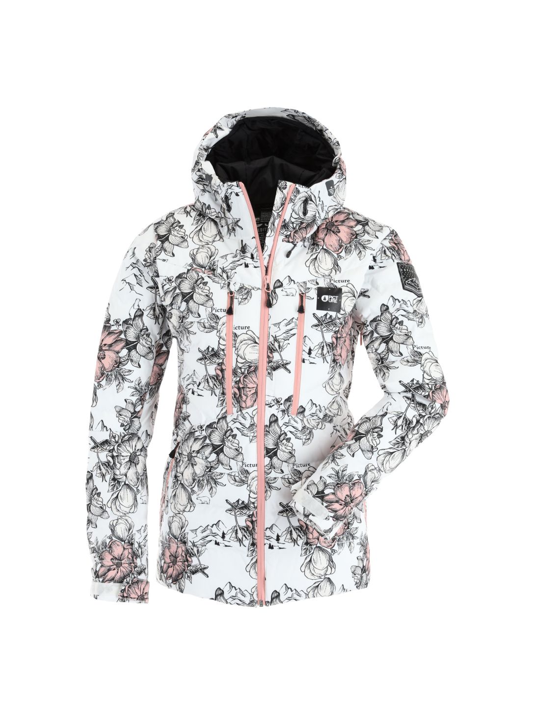 Picture, Pluma Jkt veste de ski slim fit femmes peonies blanc 